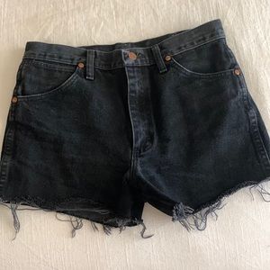 Wrangler black shorts